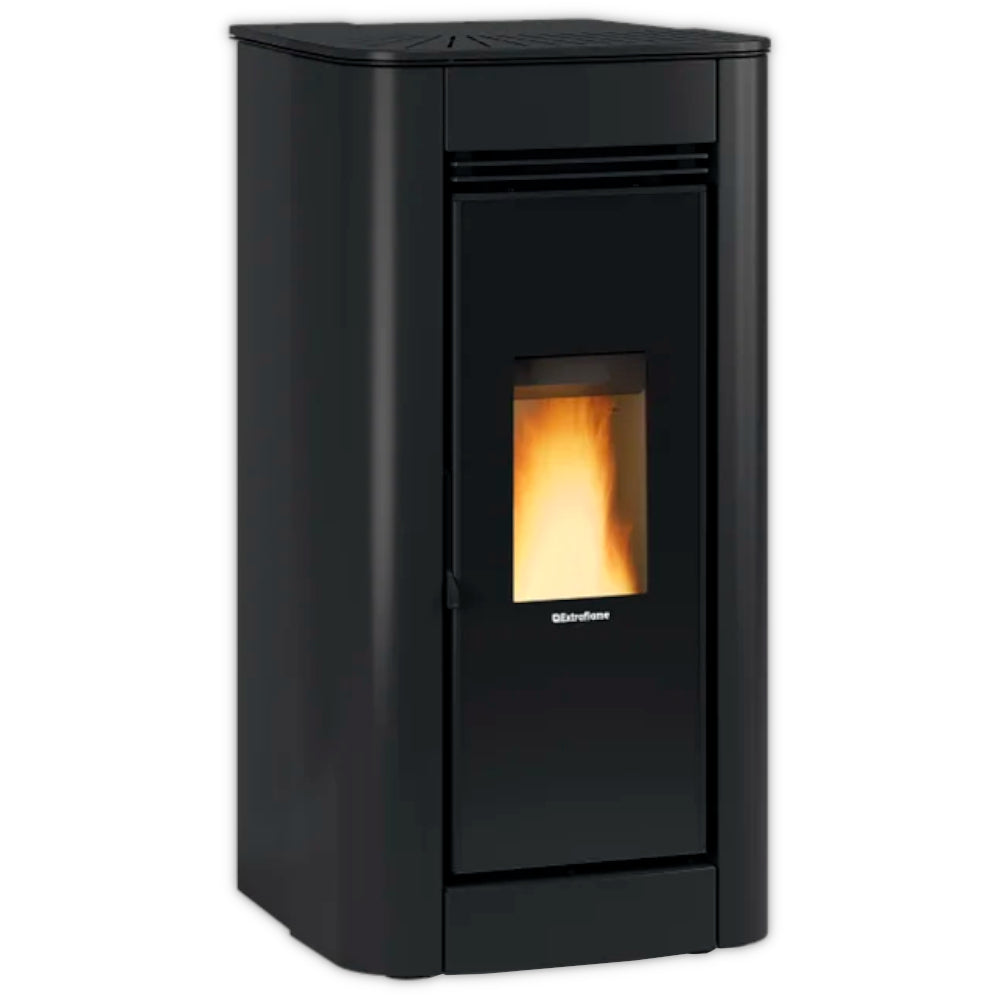 Extraflame belüfteter Pelletofen ILARY TOP Schwarz | Klimaworld.com
