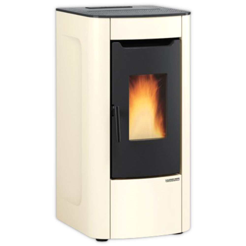 Extraflame beluefteter Pelletofen SABRY 5.0 EVO Elfenbein | Klimaworld.com