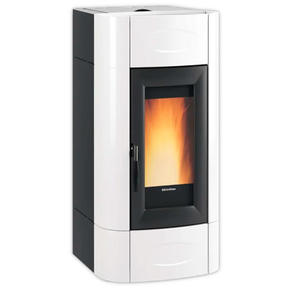 Extraflame belüfteter Pelletofen ISIDORA IDRO H20 5.0 Weiss | Klimaworld.com