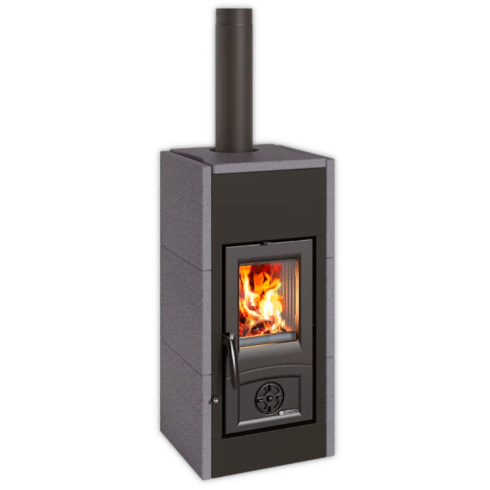 La Nordica Kaminofen Holzofen ASIA 5.0 Vulkanstein | Klimaworld.com