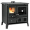 La Nordica Scheitholzherd | GARDENIA 5.0 STEEL | 9,5 kW | Anthrazit-Schwarz