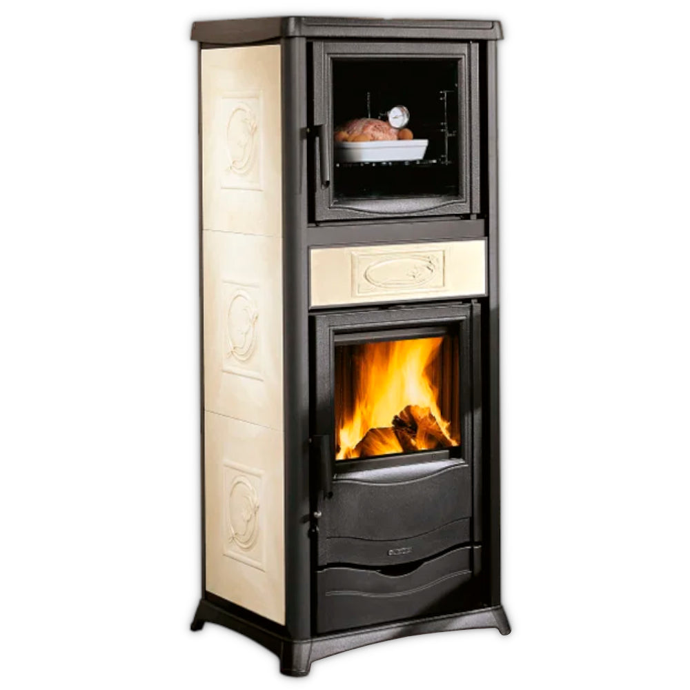 La Nordica Kaminofen Holzofen ROSSELLA PLUS FORNO 5.0 CERAMICA | Klimaworld.com