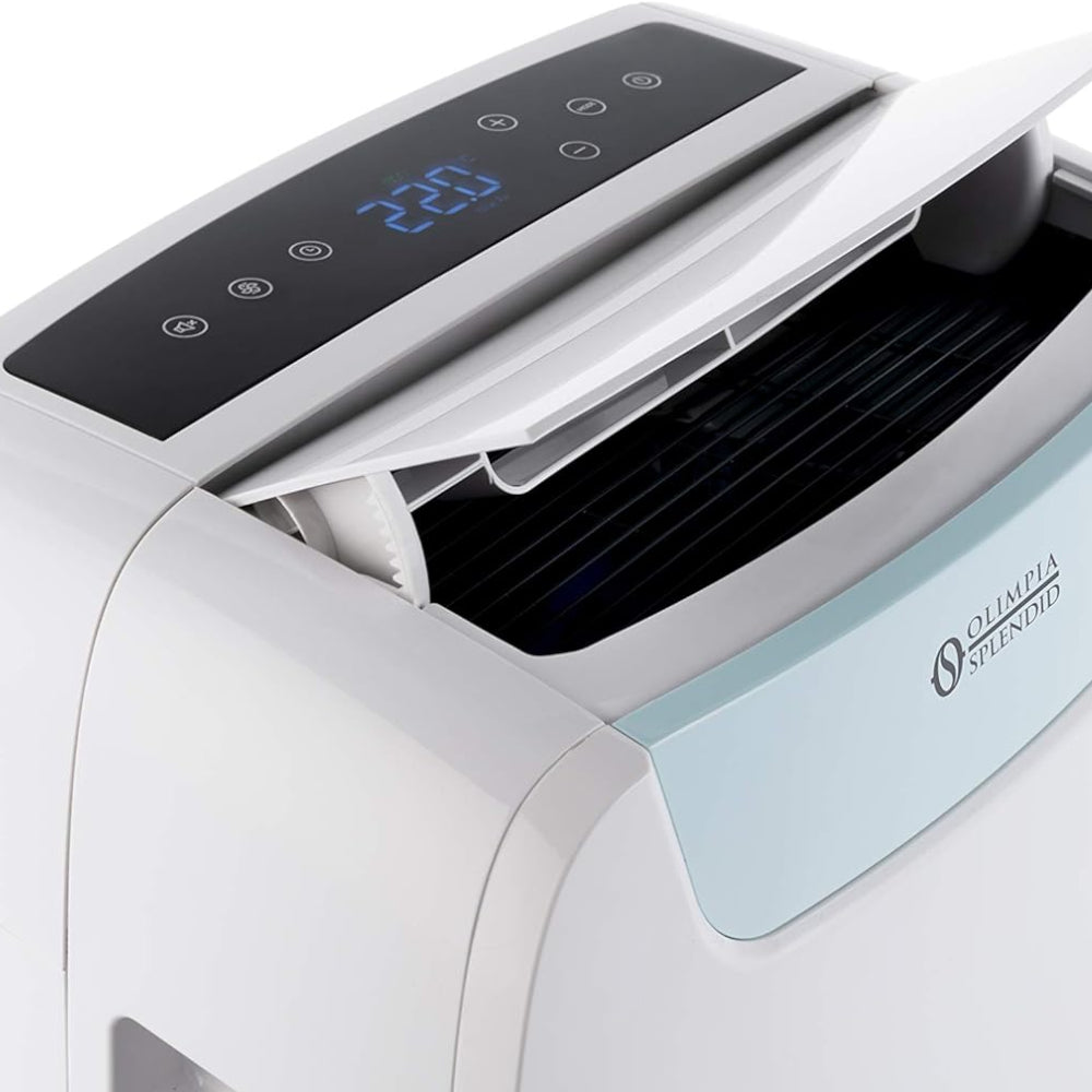 OLIMPIA SPLENDID mobile Klimaanlage DOLCECLIMA AIR PRO A++,  Nahaufnahme angeschaltenes Display | klimaworld.com