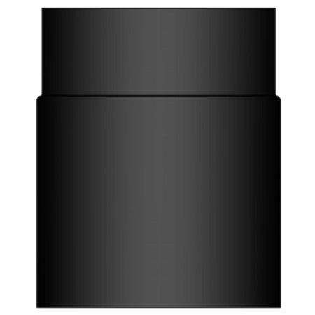 TermaTech | Rauchrohr | Ø 150 | 150 mm | Schwarz emailliert