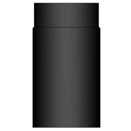 TermaTech | Rauchrohr | Ø 150 | 250 mm | Schwarz emailliert