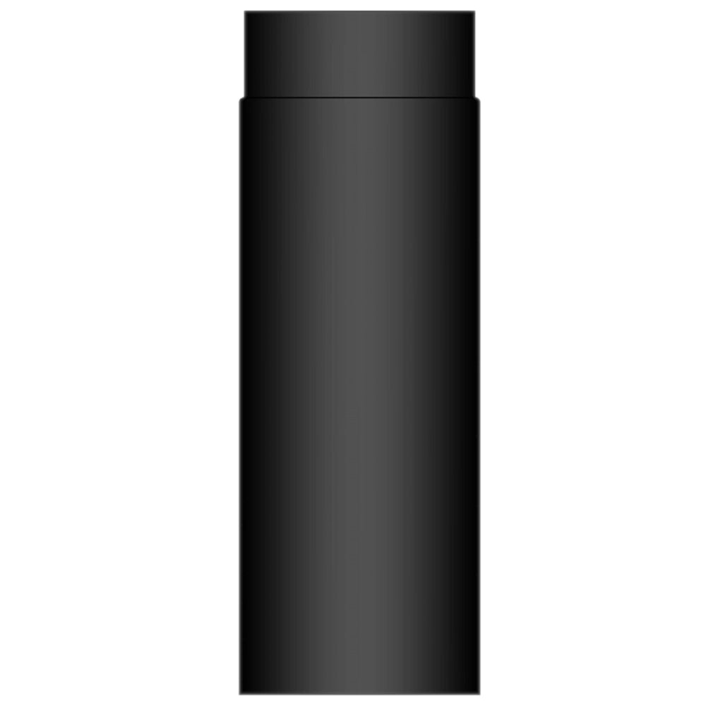 TermaTech | Rauchrohr | Ø 150 | 330 mm | Schwarz emailliert