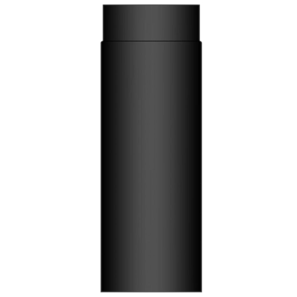 TermaTech | Rauchrohr | Ø 150 | 330 mm | Schwarz emailliert