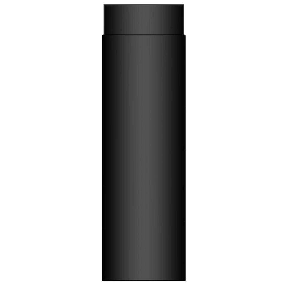 TermaTech | Rauchrohr | Ø 150 | 500 mm | Schwarz emailliert