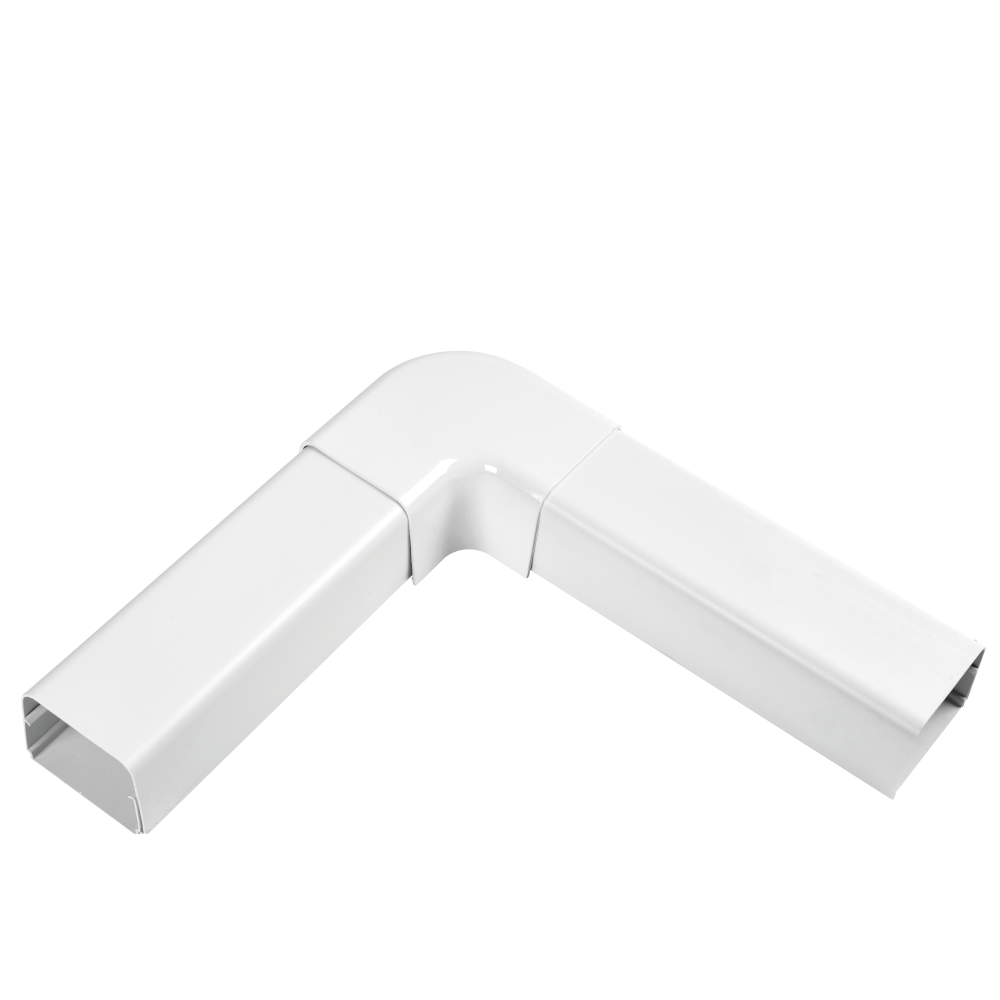 Kanalbogen für Installationskanal |  Canalsplit 06 | reinweiß | www.klimaworld.com