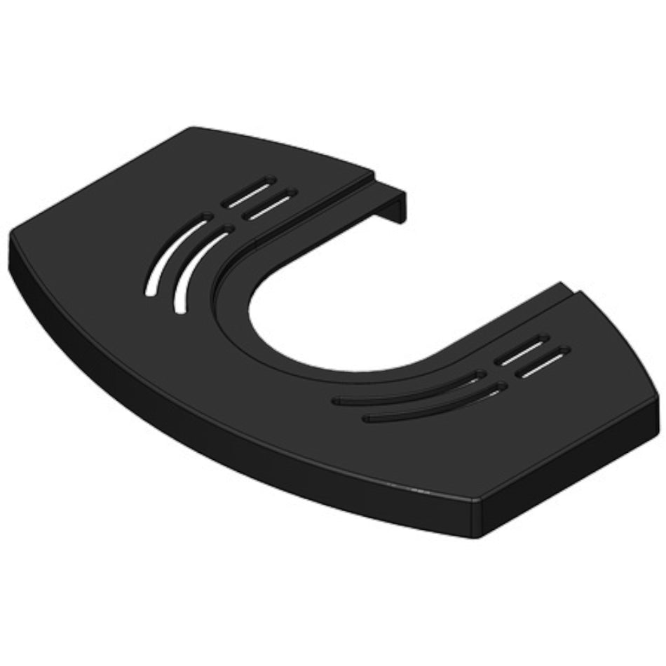 TermaTech | Guss-Topplatte für Kaminöfen TT80/TT80S | Schwarz