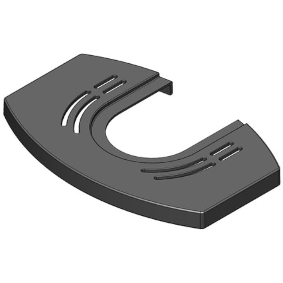 TermaTech | Guss-Topplatte für Kaminöfen TT80/TT80S | Dunkelgrau