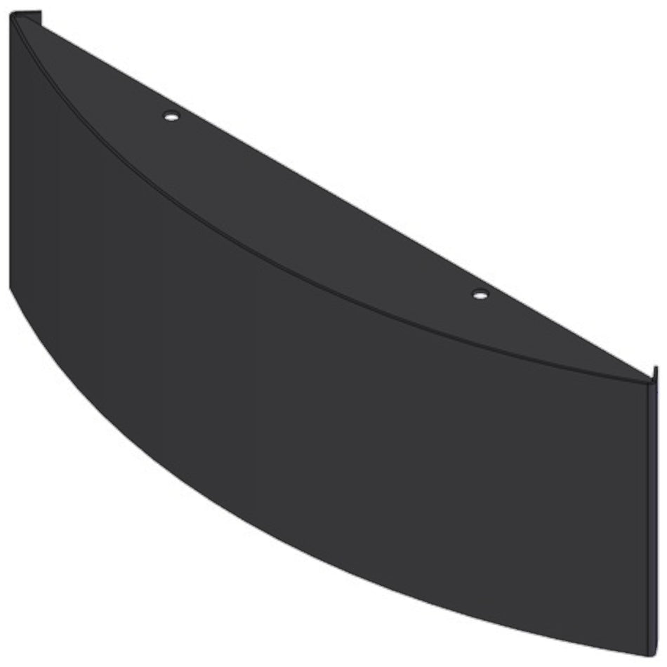 TermaTech | Stahl-Frontblende für Kaminöfen TT80/TT80S | Schwarz