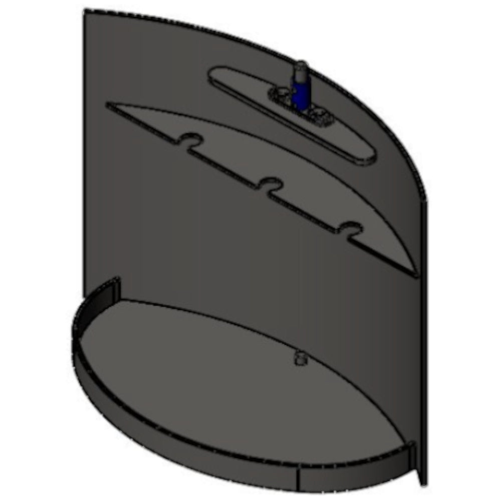 TermaTech | Holzfachtür für Kaminöfen TT20/TT20R | Schwarz