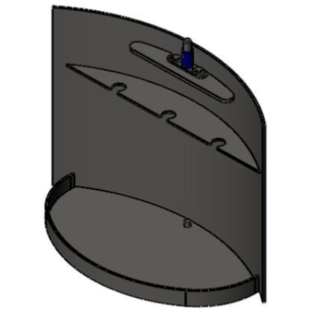 TermaTech | Holzfachtür für Kaminöfen TT20/TT20R | Schwarz