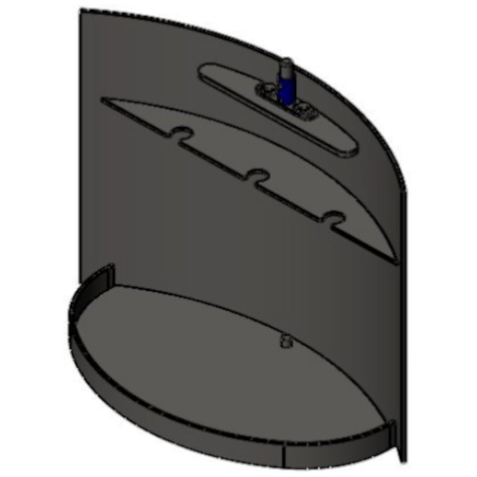 TermaTech | Holzfachtür für Kaminöfen TT20/TT20R | Schwarz