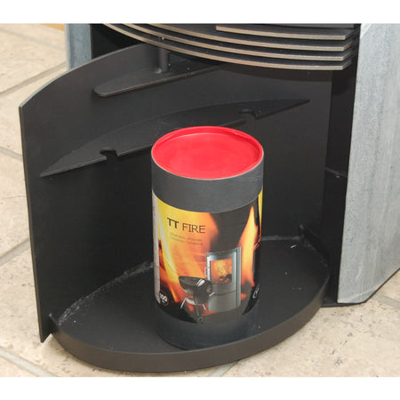 TermaTech | Holzfachtür für Kaminofen TT20RS | Schwarz