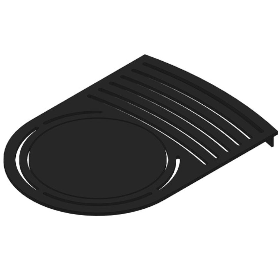TermaTech | Stahl-Toprost für Kaminofen TT22S | Schwarz
