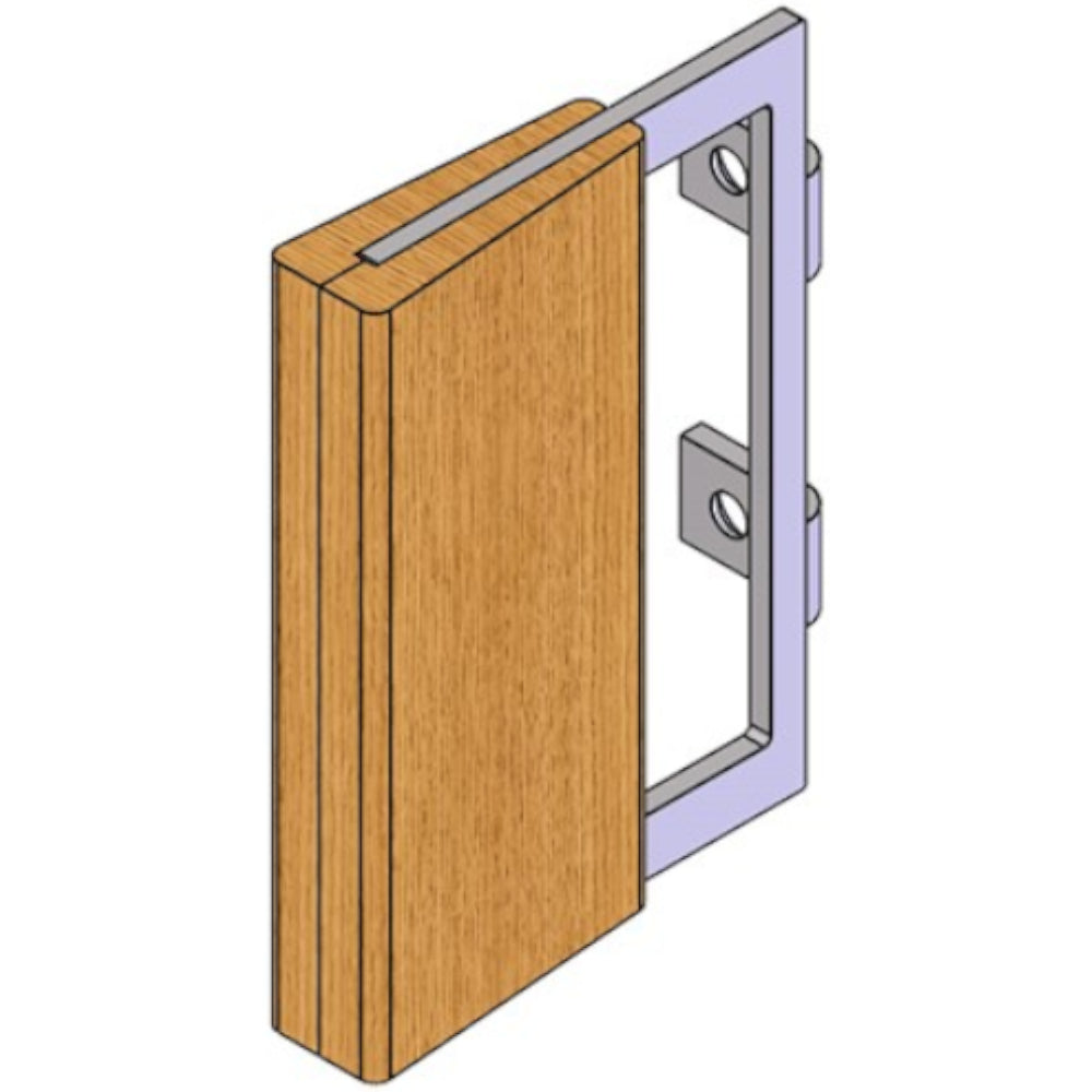 TermaTech | Griff komplett für Kaminöfen TT60/TT60S | Eiche