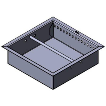 TermaTech | Ascheschublade für Kaminofen TT60
