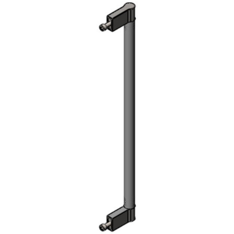 TermaTech | Griff + Schrauben für Kaminofen TT30 | Edelstahl