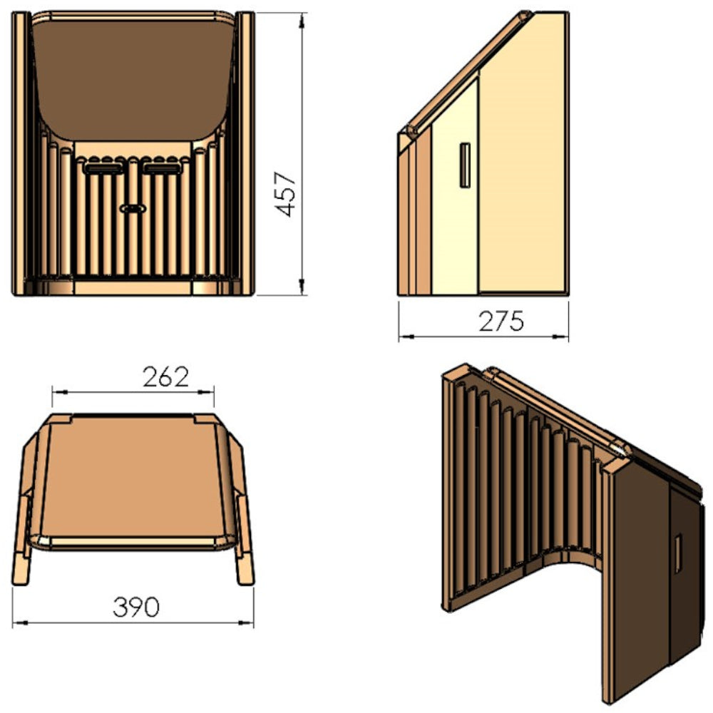 TermaTech | Vermiculite-Set komplett für Kaminöfen TT30/TT30S