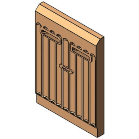 TermaTech | Vermiculite Rückwand für Kaminofen TT30