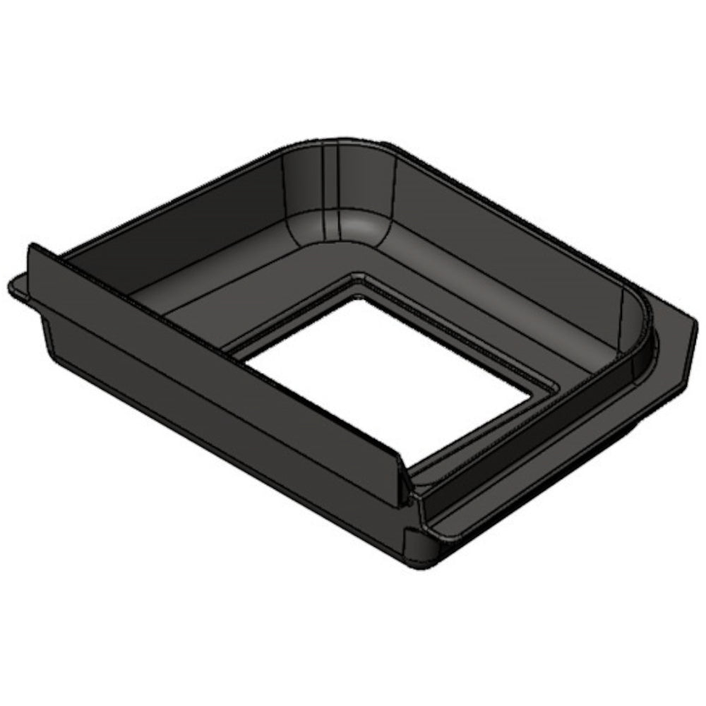 TermaTech | Gussboden ohne Rost für Kaminofen TT30 | Schwarz