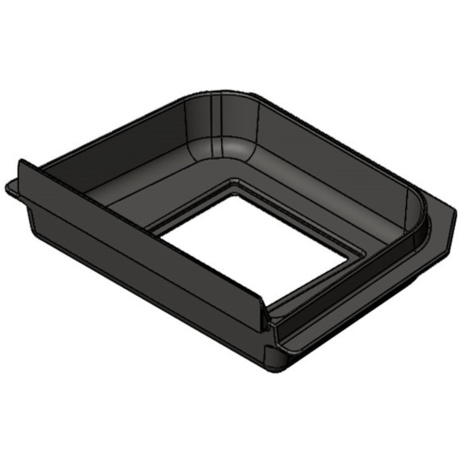 TermaTech | Gussboden ohne Rost für Kaminofen TT30 | Schwarz
