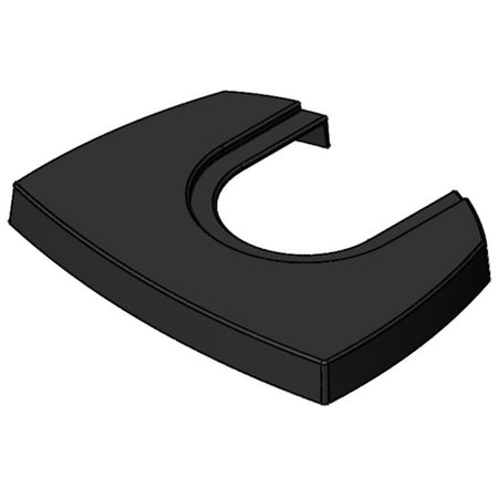 TermaTech | Guss-Topplatte für Kaminöfen TT30/TT30G | Schwarz