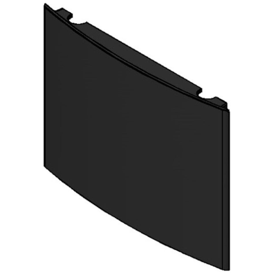 TermaTech | Holzfachtür für Kaminofen TT30 | Schwarz