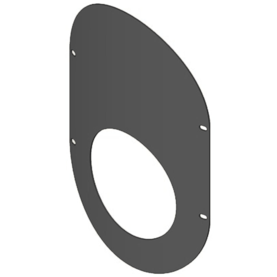 TermaTech | Abdeckplatte für Kaminöfen TT20/TT21/TT22/TT23 | Schwarz