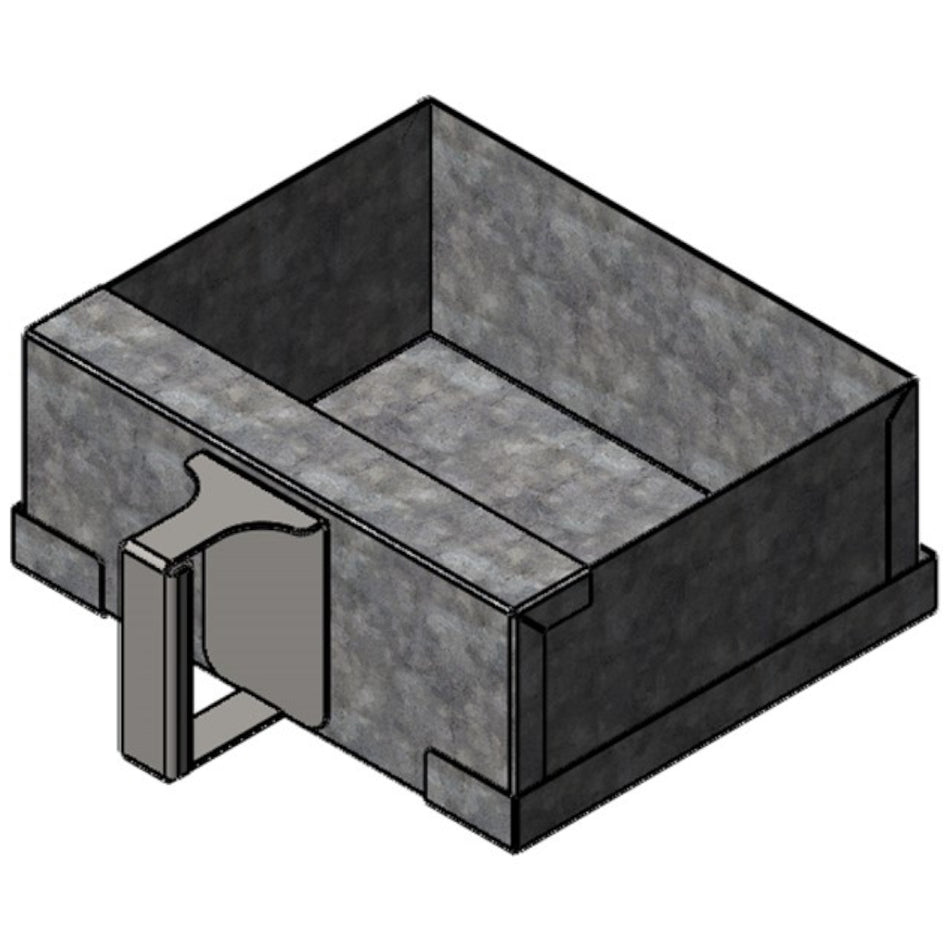 TermaTech | Ascheschublade für Kaminöfen TT20/TT21/TT23
