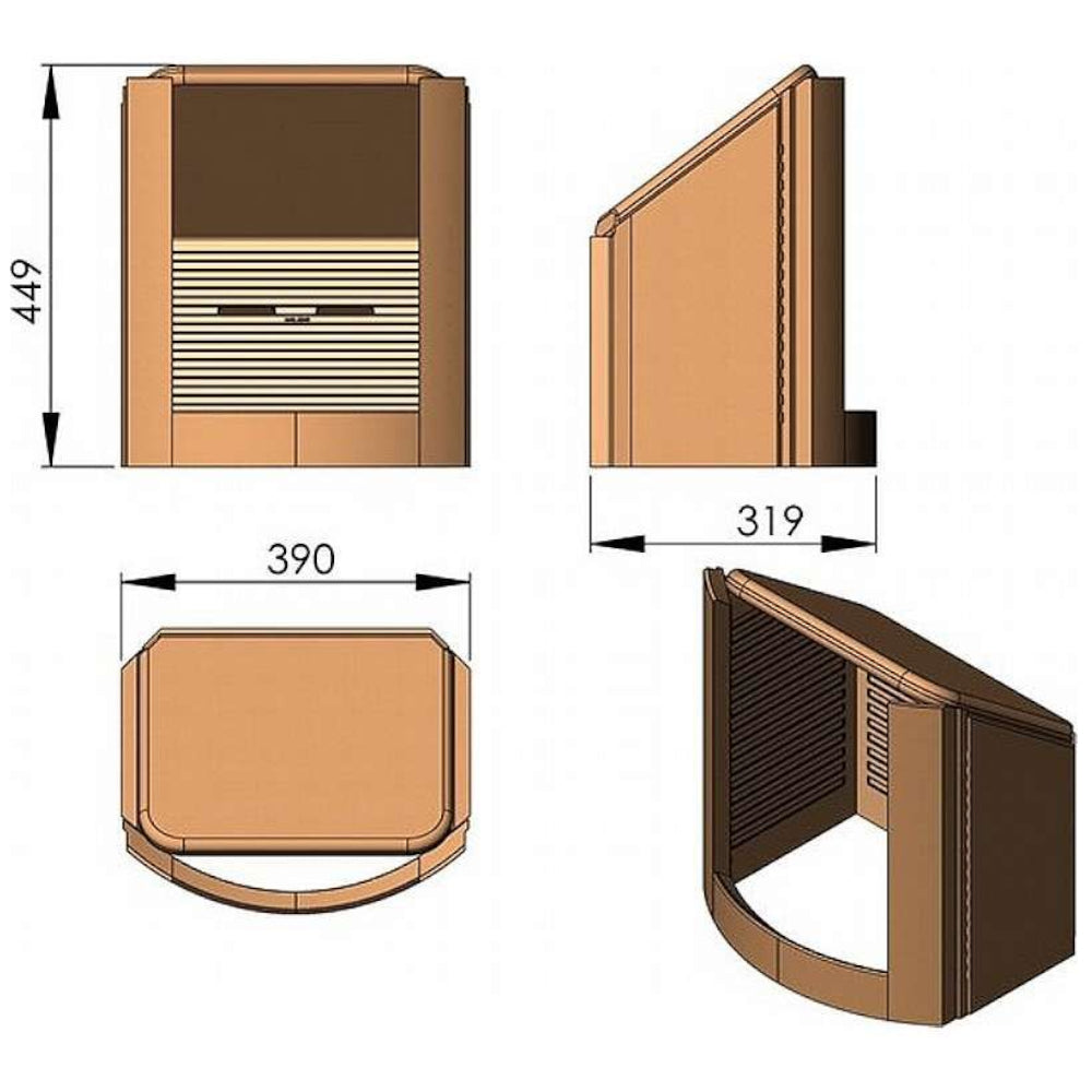 TermaTech | Vermiculite-Set komplett für Kaminöfen TT20/TT21