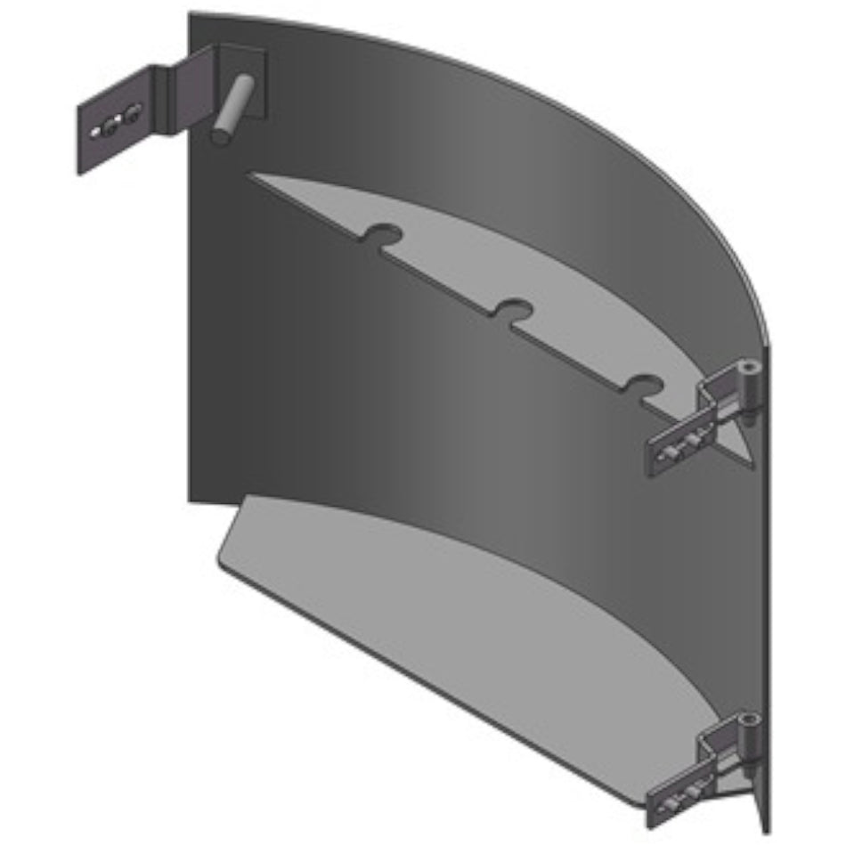TermaTech | Holzfachtür für Kaminöfen TT21R/TT21RS | Grau