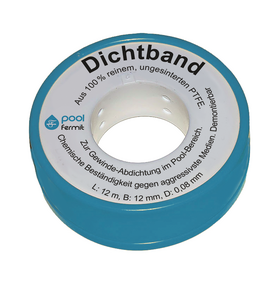 Pool PTFE Teflonband |Fermit| Gewindedichtband