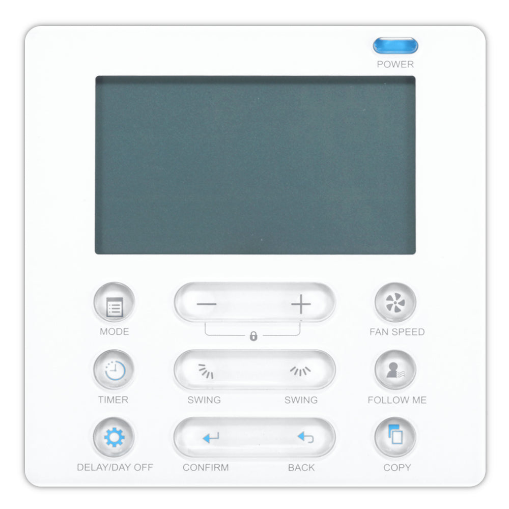 MIDEA | Kabelfernbedienung mit Wochentimer | KJR-120C1/BTF-E