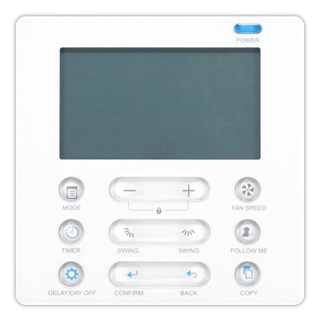 MIDEA | Kabelfernbedienung mit Wochentimer | KJR-120C1/BTF-E