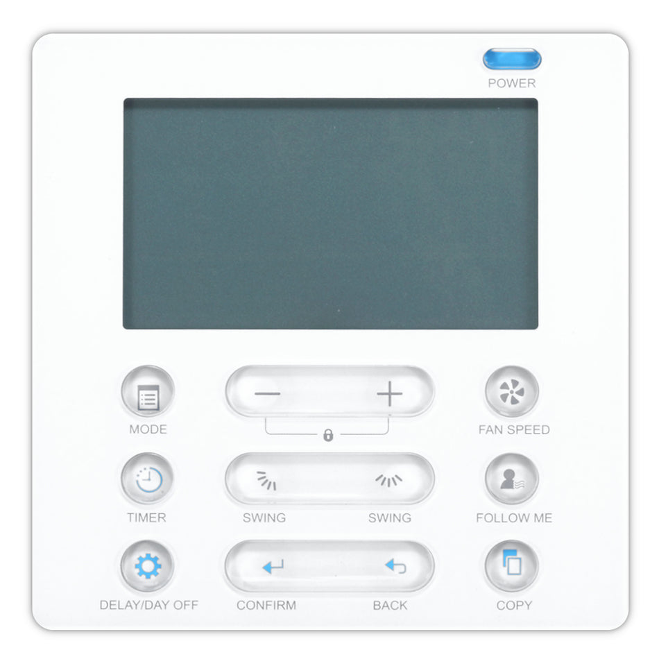 MIDEA | Kabelfernbedienung mit Wochentimer | KJR-120C1/BTF-E