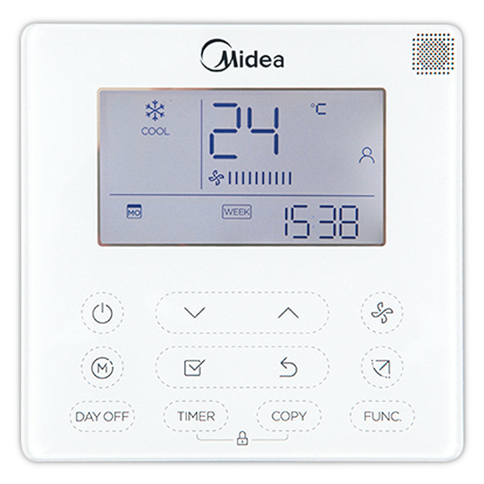 MIDEA | Kabelfernbedienung für Multisplitanlagen | KJR-120X/TFBG-E