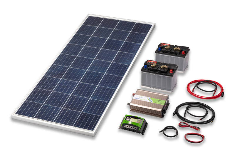 Solar Inselanlage | 1000 Watt Set | Strom erzeugen und speichern | Klimaworld