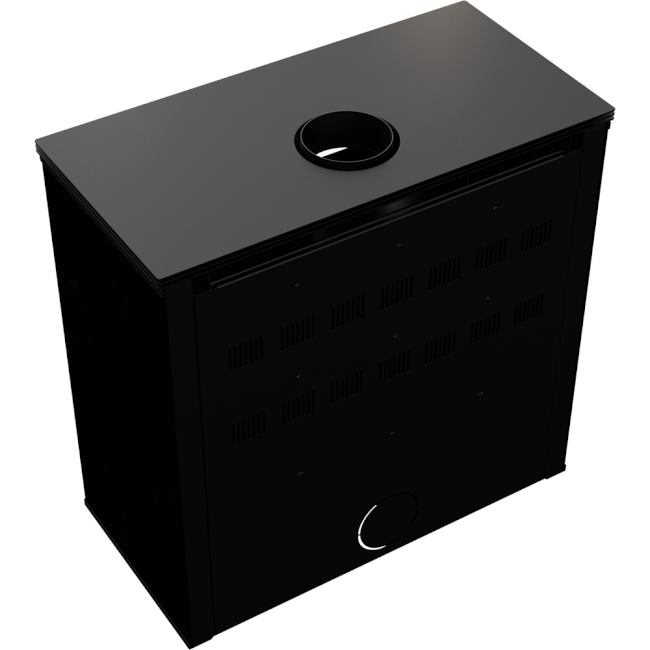 Kratki Kaminofen Juno 12 | schwarz | 12 kW | JUNO/12/C