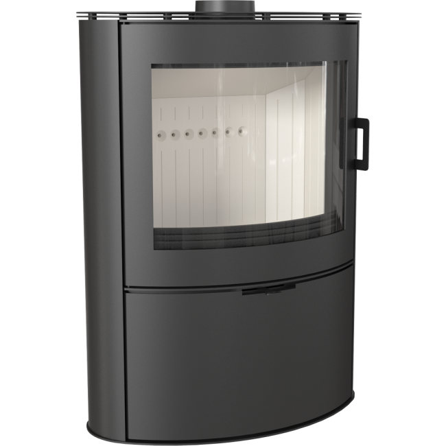 Kratki Kaminofen Koza AB S/2 | gebogene Scheibe | 10 kW | KOZA/AB/S/2 ➔ www.klimaworld.com