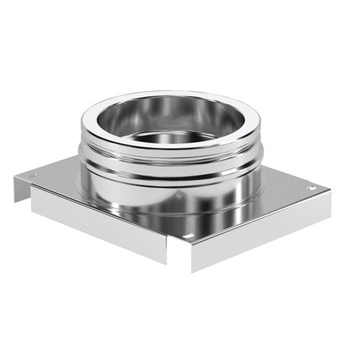 Schiedel Grundplatte | ICS | Ablauf unten |  Ø 100 mm