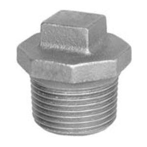 Stopfen Nr. 290, verzinkt, mit Rand DN 40 (R 11/2) ➔ Klimaworld.com