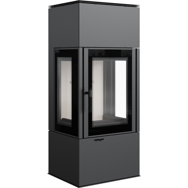 Kratki Kaminofen Thor 8 | Eckkamin - 3-seitig | 8 kW | THOR/VIEW ➔ www.klimaworld.com