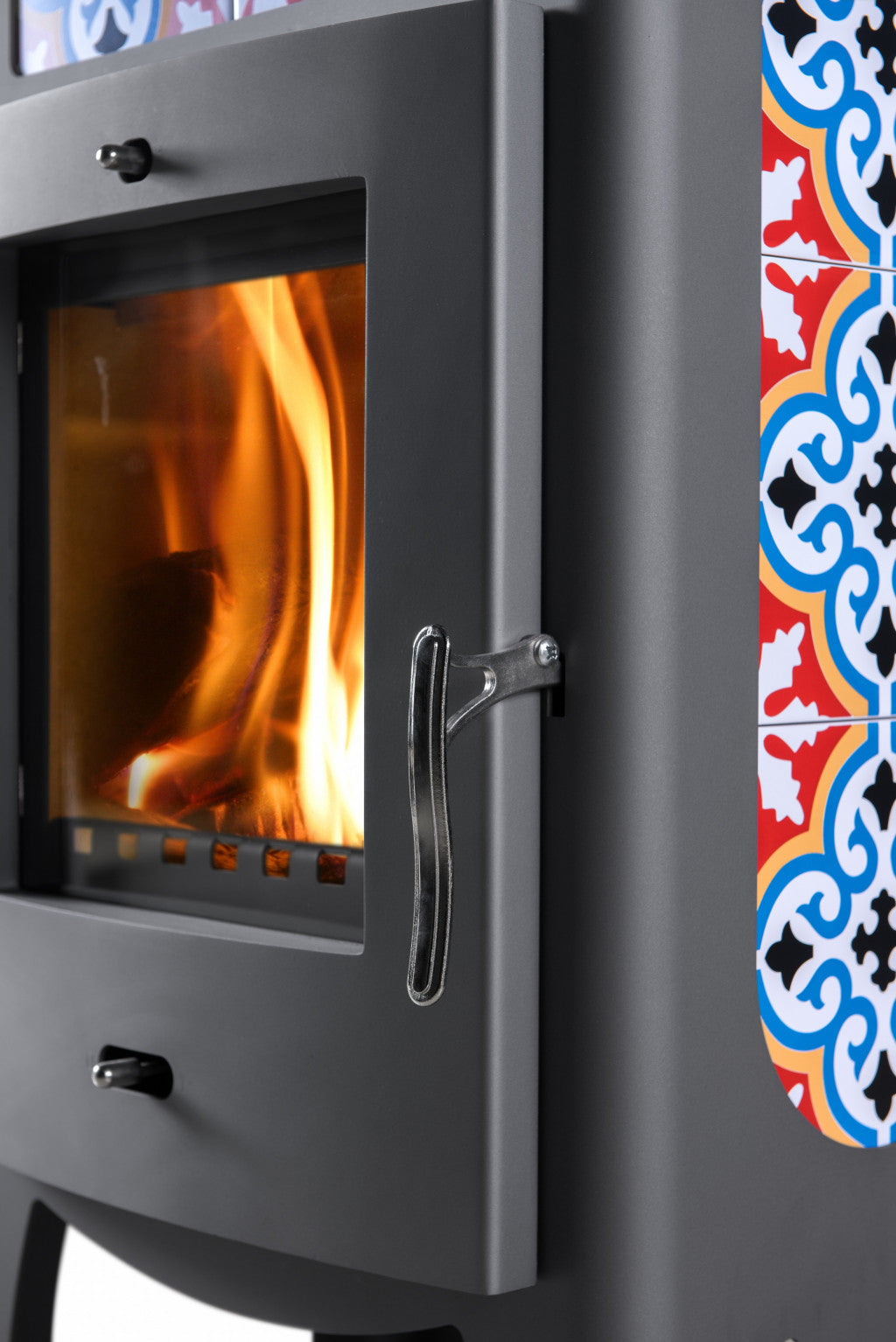 Thorma Kachelofen | Torino | Grau Oriental | 7 kW