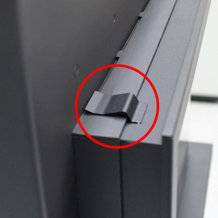 Ansicht Montage - Kratki Stahlrahmen für Lucy 16 Kamineinsatz | BLENDA70/LUCY/16