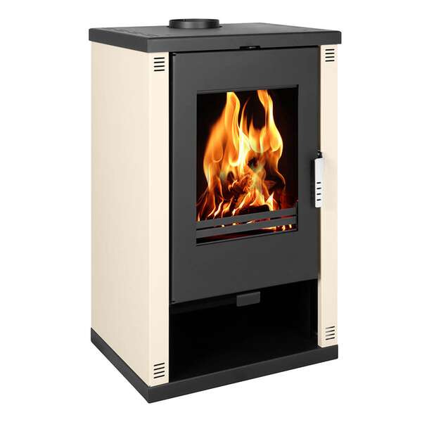 BRUNO® Kaminofen Bruno Novak | Beige | 9 kW