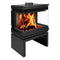 BRUNO® Kaminofen Bruno Velo XL | 3-seitig verglast | 9 kW