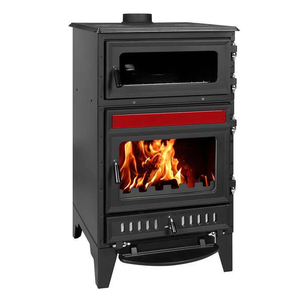 Kaminofen Bruno Anika mit Backfach | 15 kW